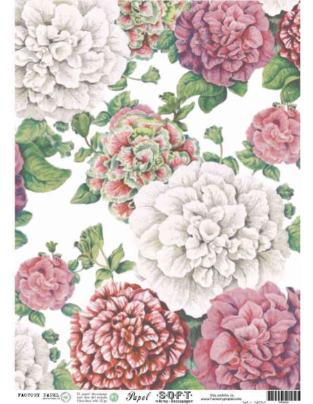 Papel de Arroz Soft 30x41cm. Decoupage PA0040