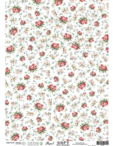 Papel de Arroz Soft 30x41cm. Decoupage PA0050