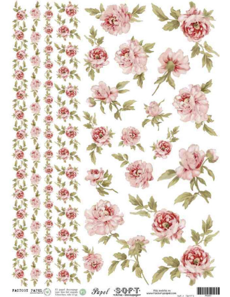 Papel de Arroz Soft 30x41cm. Decoupage PA0051