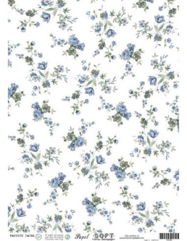 Papel de Arroz Soft 30x41cm. Decoupage PA0060