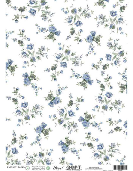 Papel de Arroz Soft 30x41cm. Decoupage PA0060