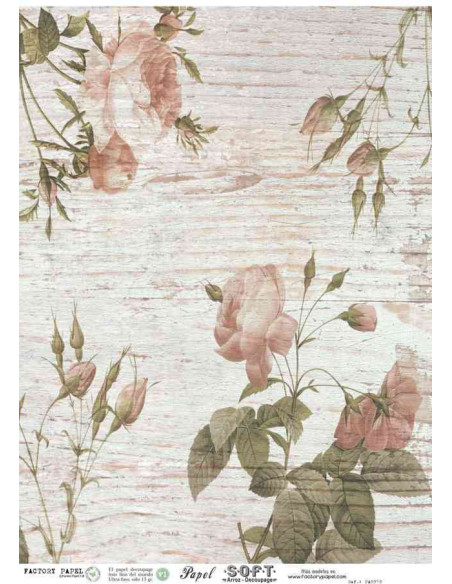 Papel de Arroz Soft 30x41cm. Decoupage PA0070