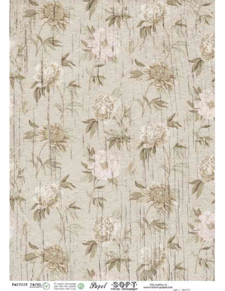 Papel de Arroz Soft 30x41cm. Decoupage PA0071