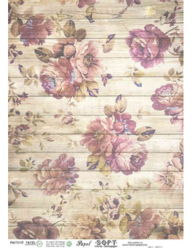 Papel de Arroz Soft 30x41cm. Decoupage PA0073