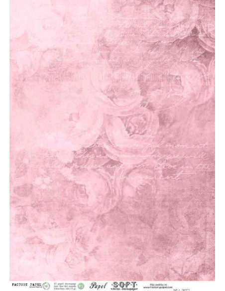 Papel de Arroz Soft 30x41cm. Decoupage PA0076