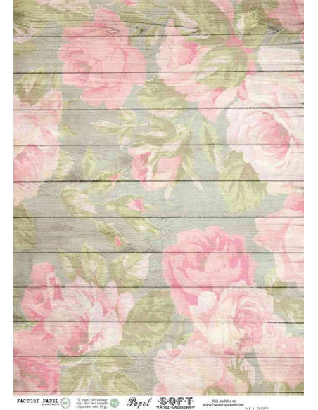 Papel de Arroz Soft 30x41cm. Decoupage PA0079