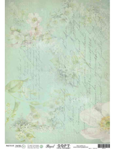 Papel de Arroz Soft 30x41cm. Decoupage PA0102