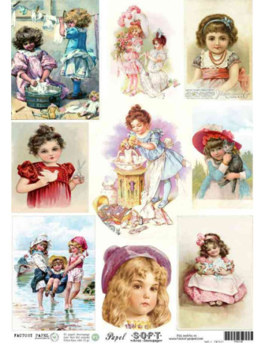 Papel de Arroz Soft 30x41cm. Decoupage PA0138