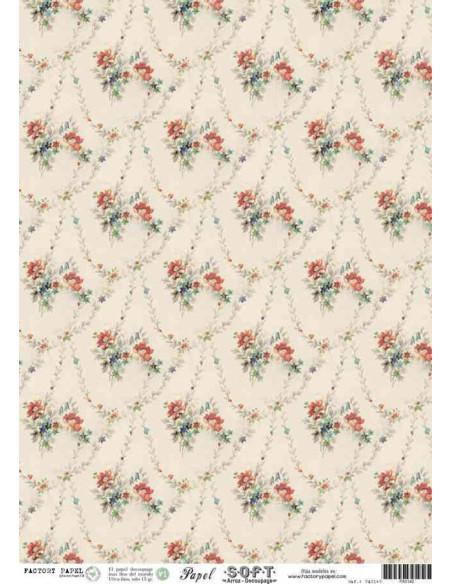 Papel de Arroz Soft 30x41cm. Decoupage PA0140