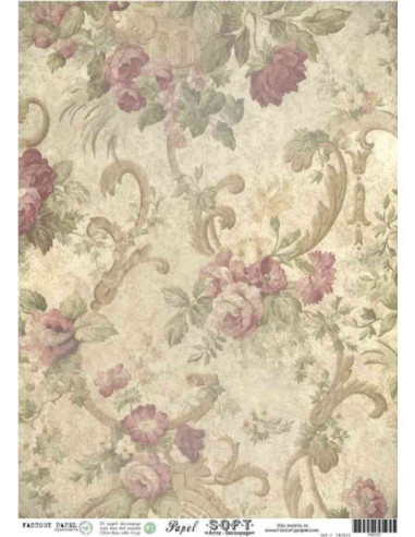 Papel de Arroz Soft 30x41cm. Decoupage PA0141