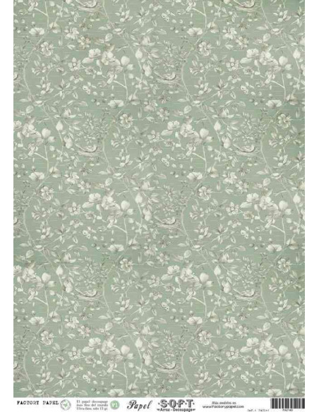 Papel de Arroz Soft 30x41cm. Decoupage PA0146