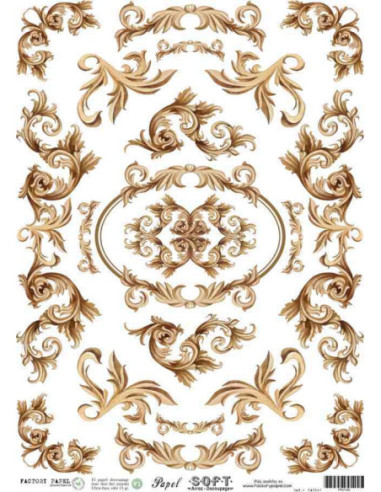 Papel de Arroz Soft 30x41cm. Decoupage PA0149
