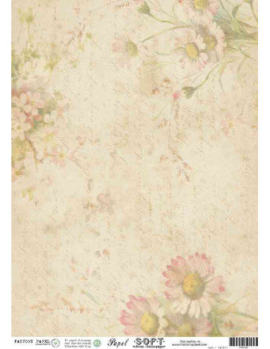 Papel de Arroz Soft 30x41cm. Decoupage PA0158