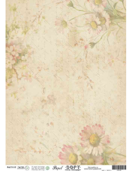 Papel de Arroz Soft 30x41cm. Decoupage PA0158