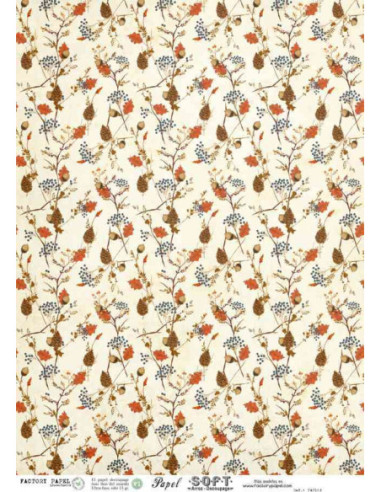 Papel de Arroz Soft 30x41cm. Decoupage PA0163