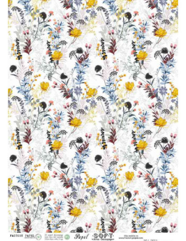 Papel de Arroz Soft 30x41cm. Decoupage PA0164