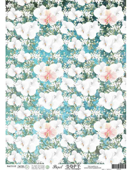 Papel de Arroz Soft 30x41cm. Decoupage PA0165