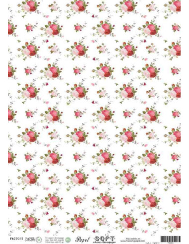 Papel de Arroz Soft 30x41cm. Decoupage PA0203