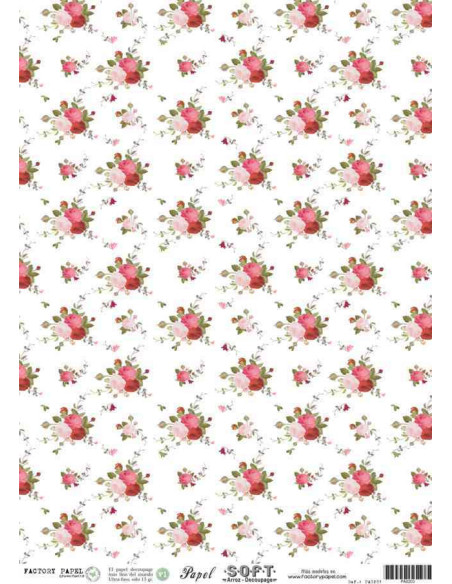 Papel de Arroz Soft 30x41cm. Decoupage PA0203