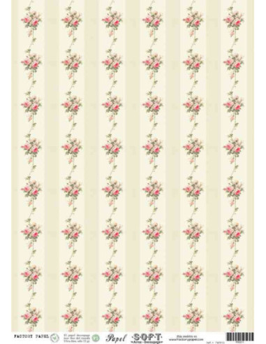 Papel de Arroz Soft 30x41cm. Decoupage PA0211