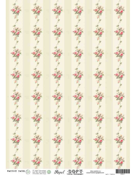 Papel de Arroz Soft 30x41cm. Decoupage PA0211