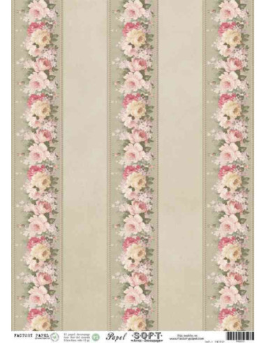 Papel de Arroz Soft 30x41cm. Decoupage PA0213
