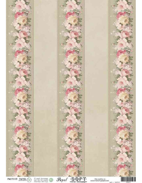 Papel de Arroz Soft 30x41cm. Decoupage PA0213