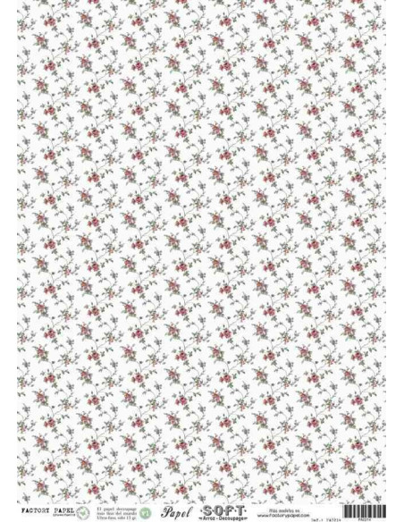Papel de Arroz Soft 30x41cm. Decoupage PA0214