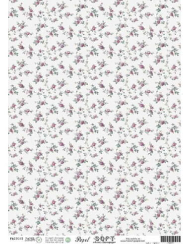 Papel de Arroz Soft 30x41cm. Decoupage PA0215