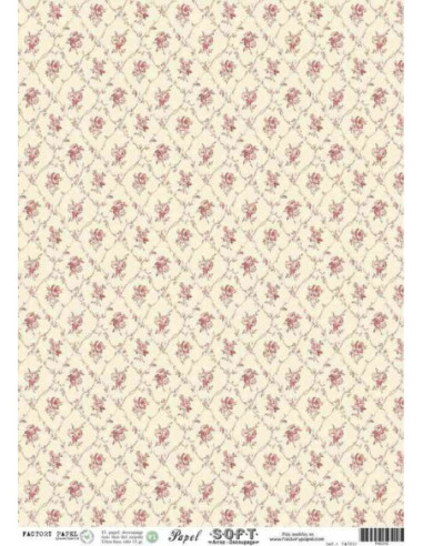 Papel de Arroz Soft 30x41cm. Decoupage PA0216