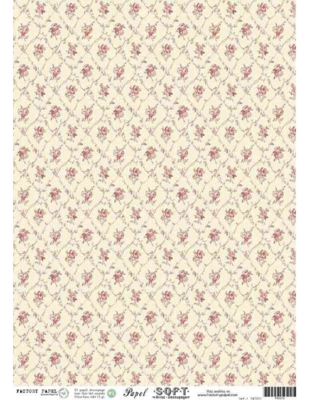 Papel de Arroz Soft 30x41cm. Decoupage PA0216