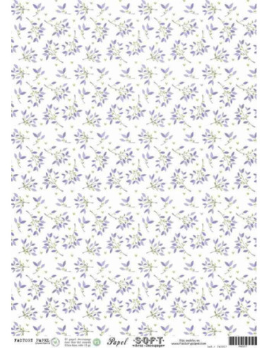 Papel de Arroz Soft 30x41cm. Decoupage PA0217