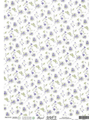 Papel de Arroz Soft 30x41cm. Decoupage PA0218