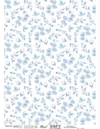 Papel de Arroz Soft 30x41cm. Decoupage PA0219