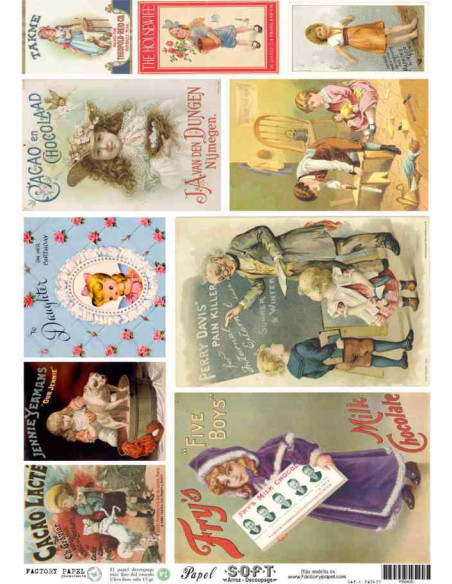 Papel de Arroz Soft 30x41cm. Decoupage PA0405