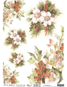 Papel de Arroz Soft 30x41cm. Decoupage PA0907