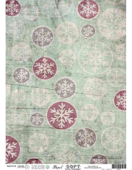 Papel de Arroz Soft 30x41cm. Decoupage PA0911