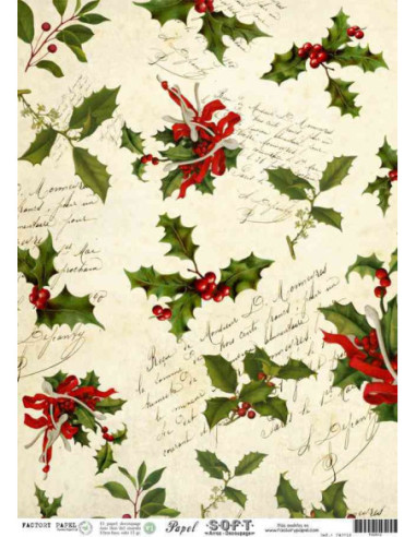 Papel de Arroz Soft 30x41cm. Decoupage PA0912