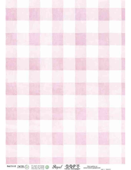 Papel de Arroz Soft 30x41cm. Decoupage PA1201