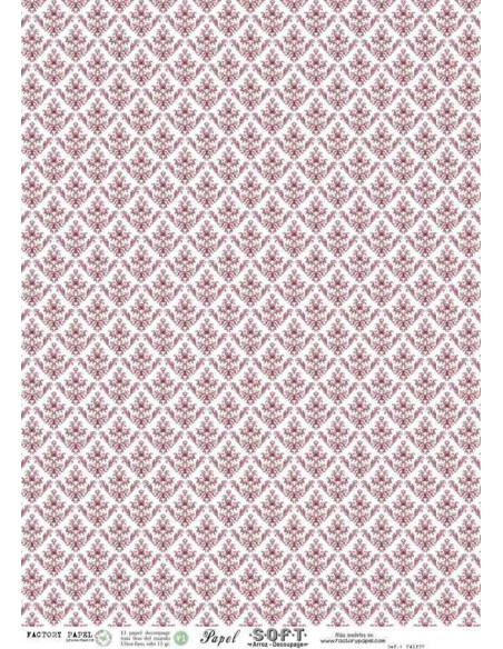 Papel de Arroz Soft 30x41cm. Decoupage PA1209