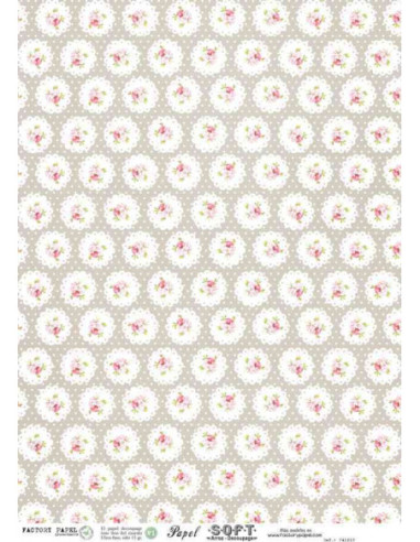 Papel de Arroz Soft 30x41cm. Decoupage PA1210