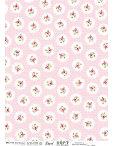 Papel de Arroz Soft 30x41cm. Decoupage PA1215