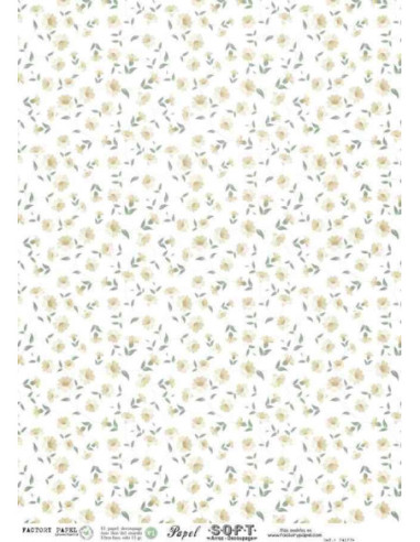Papel de Arroz Soft 30x41cm. Decoupage PA1303