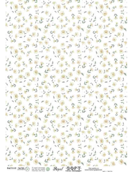 Papel de Arroz Soft 30x41cm. Decoupage PA1303