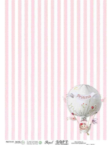 Papel de Arroz Soft 30x41cm. Decoupage PA2026