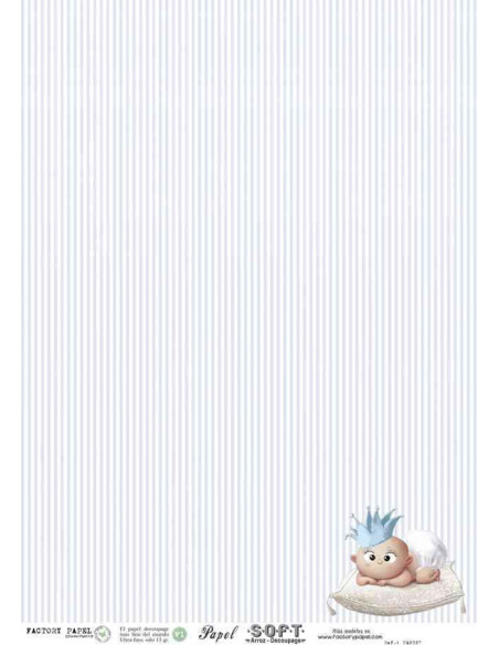 Papel de Arroz Soft 30x41cm. Decoupage PA2027