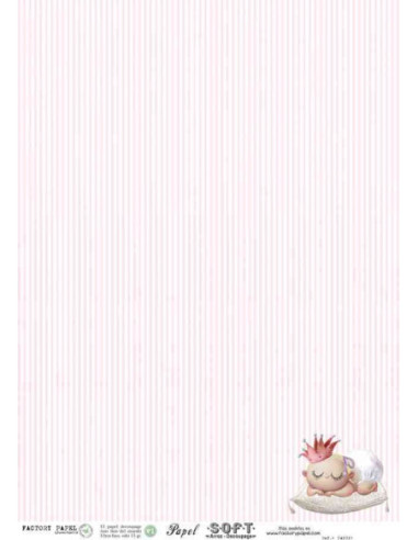 Papel de Arroz Soft 30x41cm. Decoupage PA2028