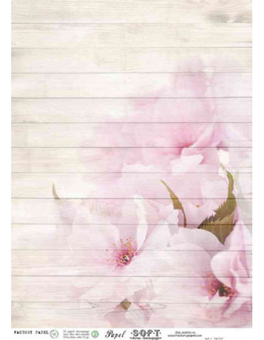 Papel de Arroz Soft 30x41cm. Decoupage PA3010