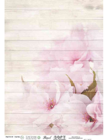 Papel de Arroz Soft 30x41cm. Decoupage PA3010
