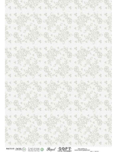 Papel de Arroz Soft 30x41cm. Decoupage PA3019
